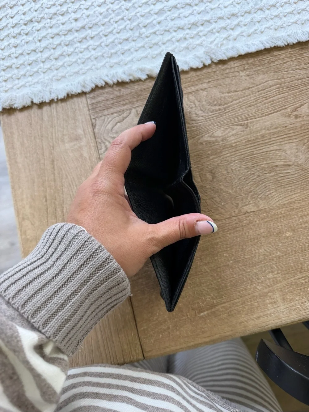 Louis Vuitton Black Damier Graphite Bi-Fold Wallet -slim